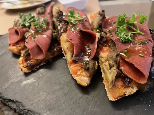 Vegan board!!  at Toque de Queda in Mallorca