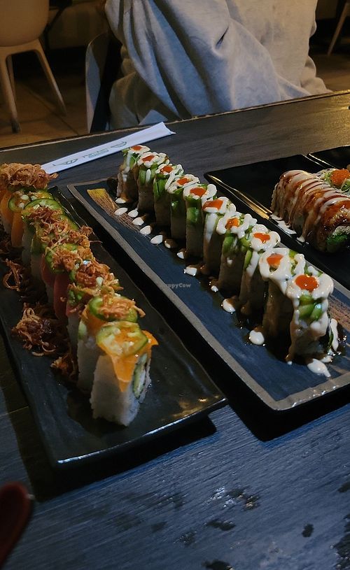 Specialty sushi rolls at MA-KIN in Agoura Hills