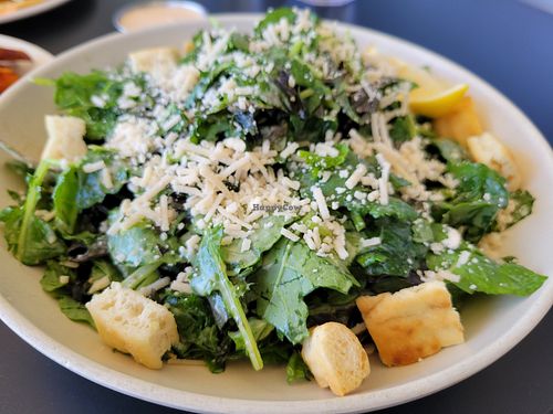 Baby kale salad at Veggie Grill by Next Level in Santa Monica