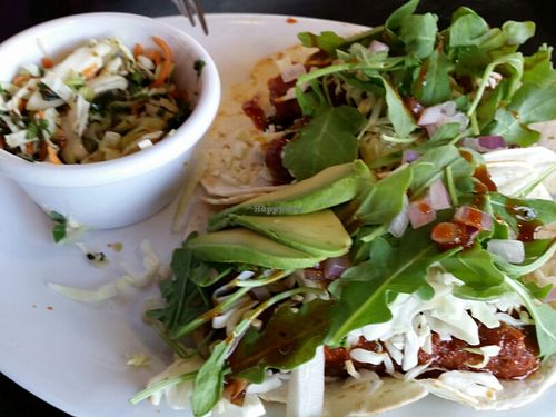 Korean tacos  at Veggie Grill by Next Level in Santa Monica
