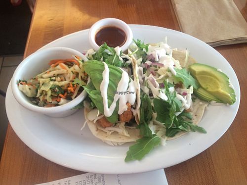Koreatown tacos at Veggie Grill by Next Level in Santa Monica