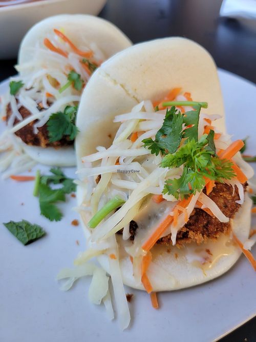 Japanese sliders at Veggie Grill by Next Level in Santa Monica