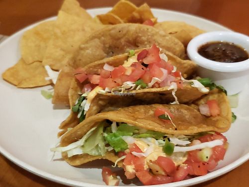 Beyond crispy tacos at Veggie Grill by Next Level in Santa Monica