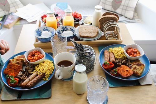 Stunning Vegan Breakfast at Sgarbh Lodge in Isle Of Skye