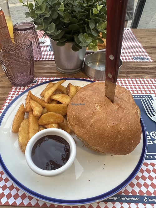 at Burger Lab in Crete