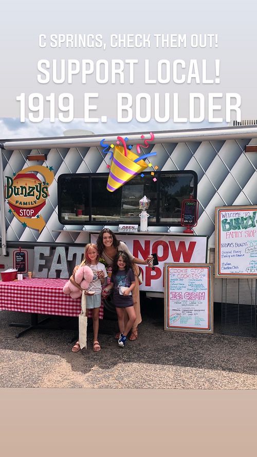 The kiddos loved the food!  at Bunzy's Family Stop in Colorado Springs