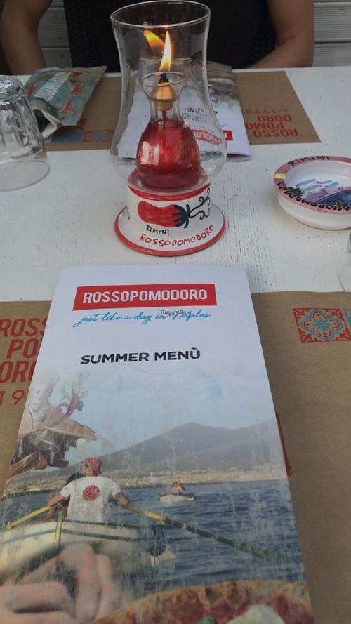   at Rossopomodoro in Rimini