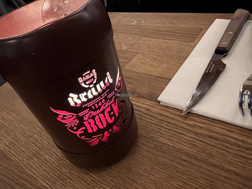 table  at Bella Roma in Amsterdam