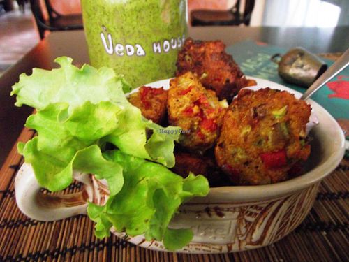Succulent vegetable balls - vegan at Veda House - Sofia in Sofia