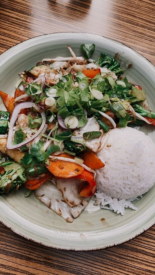 Jasminreis mit Zitronengras-Chili-Soße at Asia Gourmet in Gaggenau