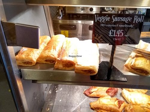 Sausage rolls at Parsons Bakery in Ross-on-wye
