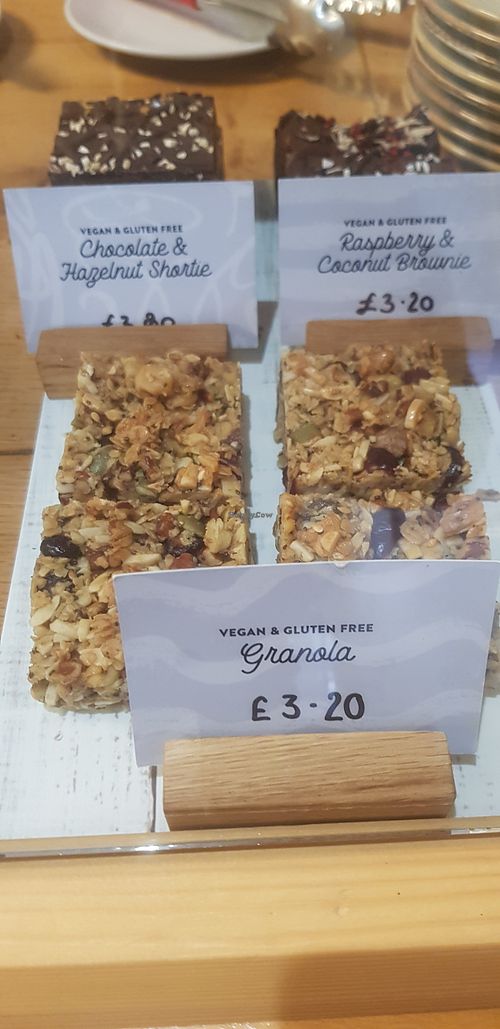 Granola flapjack at Bean & Bud  in Harrogate