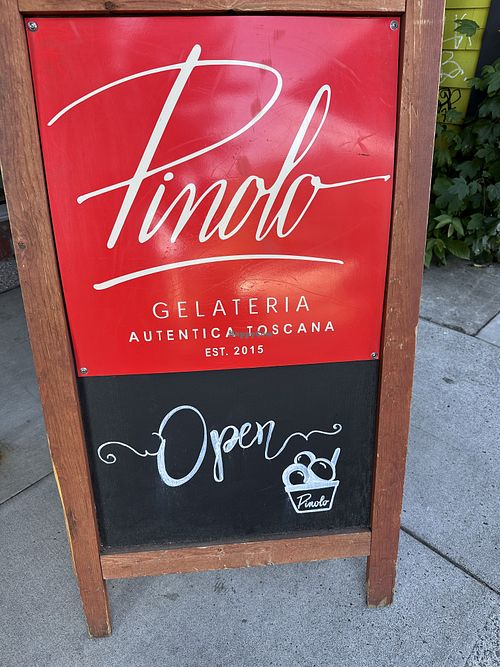   at Pinolo Gelato in Portland