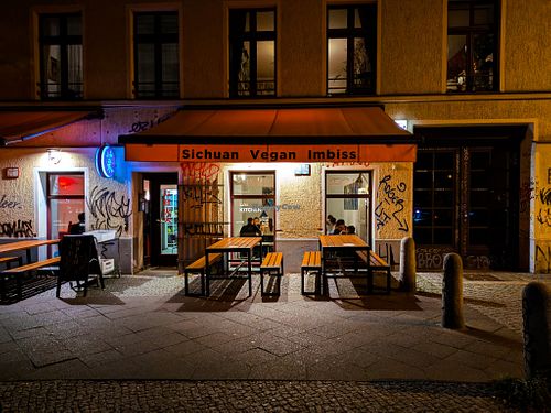 Outside of CÀI Kitchen Berlin at CÀI Kitchen Berlin in Berlin