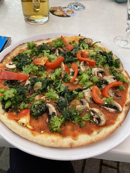 Pizza Vegetaria ohne Käse  at Santa Maria in Peenemuende