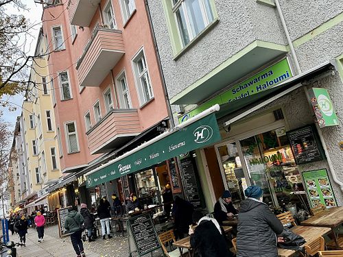 outside at Haroun in Berlin