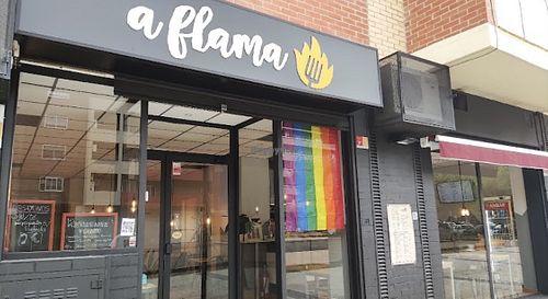 Fachada at A Flama Tabierna in Zaragoza