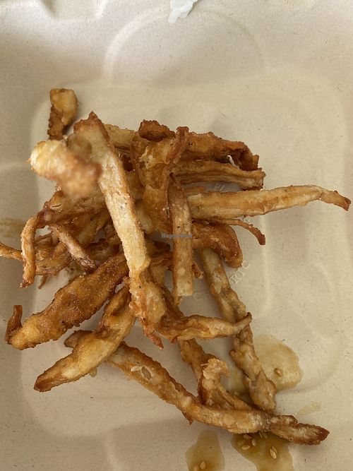 Trumpet mushroom fries at QSu Cafe in Westminster