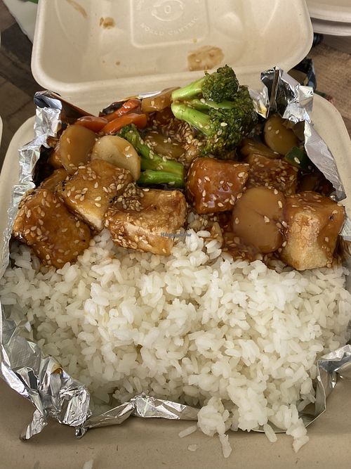 Sesame tofu at QSu Cafe in Westminster