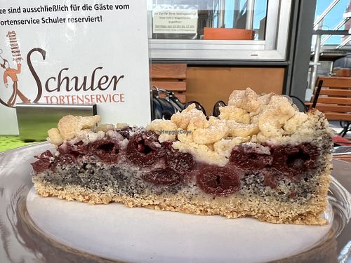 cherry poppy cake  at Schuler Tortenservice in Wurzburg