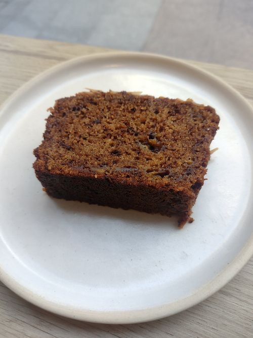 Banana bread #Veganuary at La Manière in Vigo