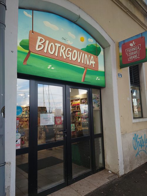 Entrance at Tvornica Zdrave Hrane in Rijeka