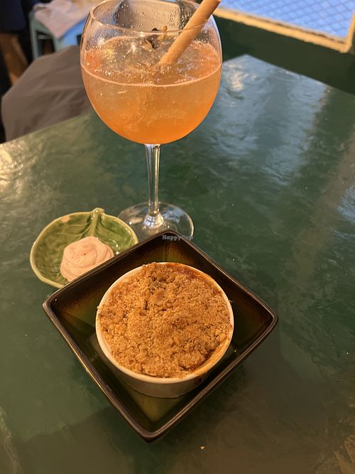 Be better Sprite and apple crumble   at B.Better in Paris
