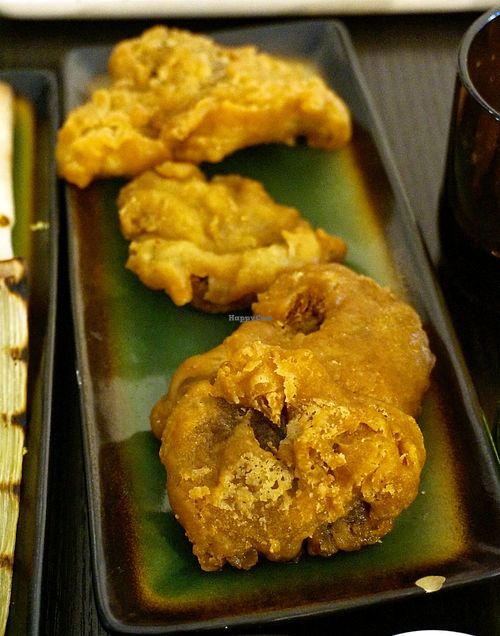 Oyster mushroom fritters at B.Better in Paris