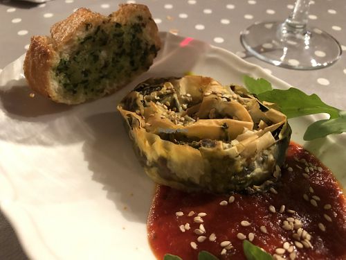 Spanakopita   at LaVidaEsSueño in San Roman De Cameros