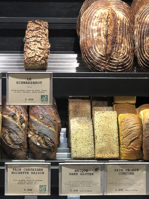 Some of their bread   at Land & Monkeys - Turenne in Paris