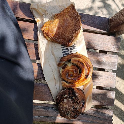 The pain aux raisins is fantastic at Land & Monkeys - Turenne in Paris