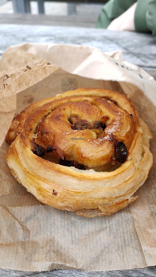 Pain aux raisins (lovely) at Land & Monkeys - Turenne in Paris