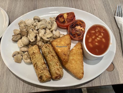 Full English  at Old Barn Nurseries Cafe in Horsham