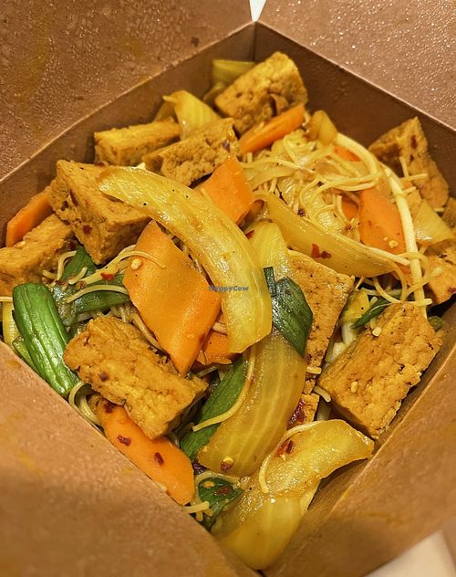Singapore Noodles with tofu   at Wok in the Park in St Louis Park