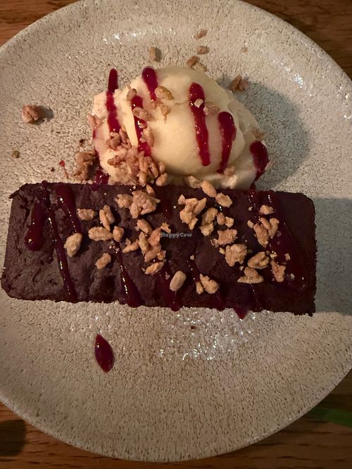 Chocolate cake, ice cream etc, all vegan and delicious  at Ard Bia at Nimmos in Galway