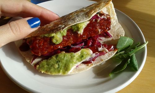 Korean tacos at Garden Grille Cafe in Pawtucket