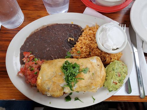 Chimichanga at El Chupacabra - Greenwood in Seattle