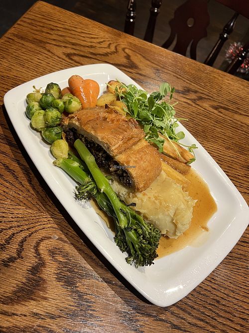 Vegan vegetable Wellington  at Ben Nevis in Fort William