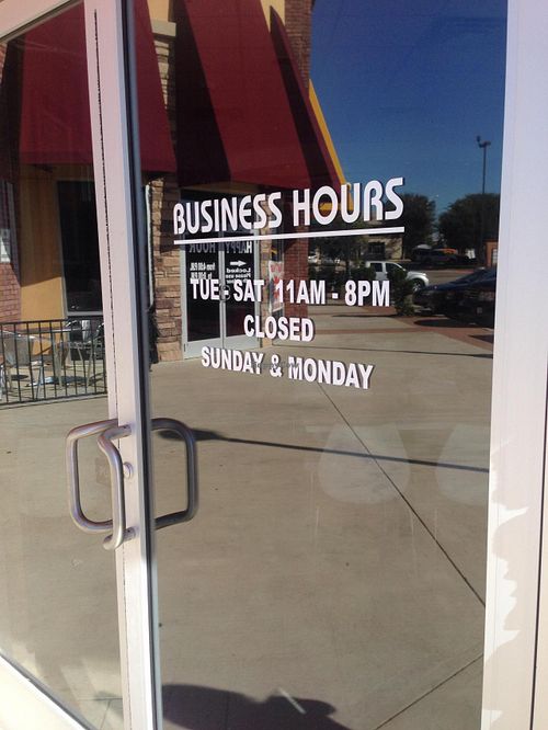 Hours at Loving Hut in Arlington