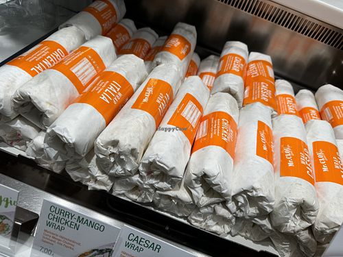 wraps #Veganuary at Mr Clou - Hauptbahnhof in Hamburg