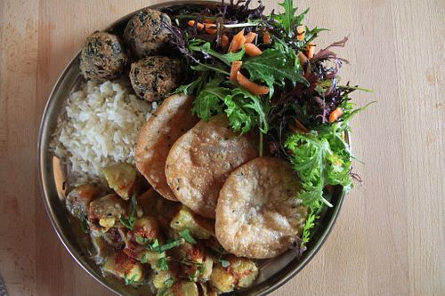 Esztétikailag is csodálatosak ezek az ízletes étkek. at Govinda Étterem in Somogyvamos