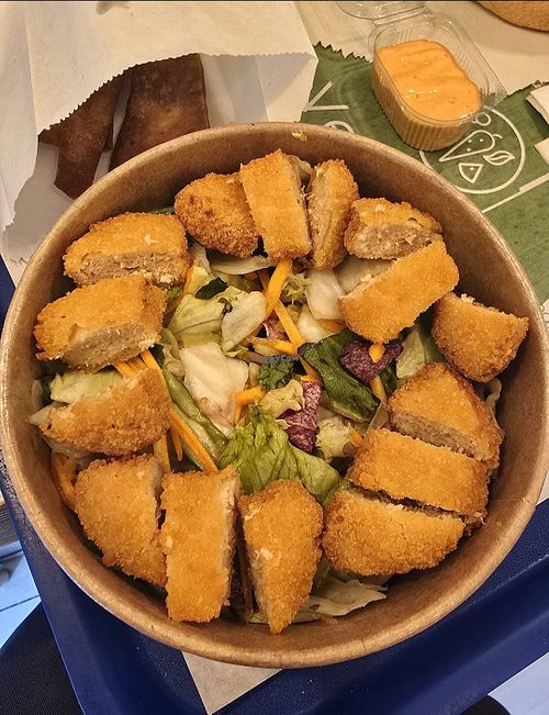 "Cezar" salad at Veganer  in Sarajevo