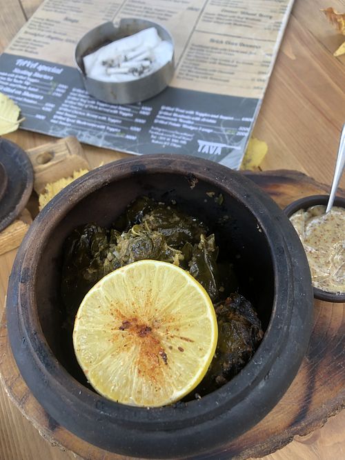 Vegan tolma  at Kchuch Restaurant in Dilijan