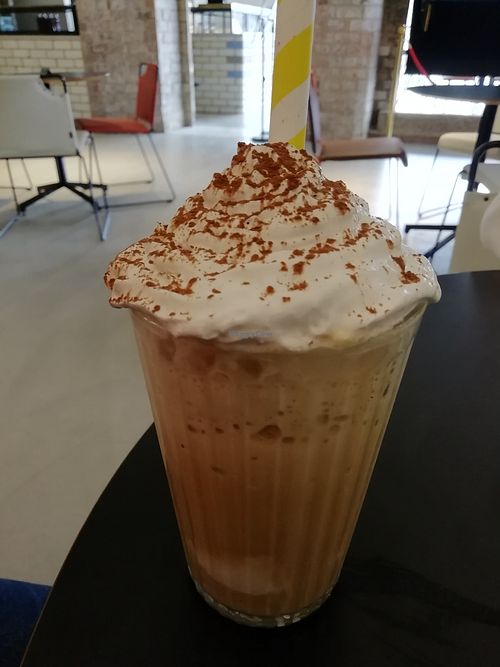 Frappacino at Holy Cow Lounge in Edinburgh