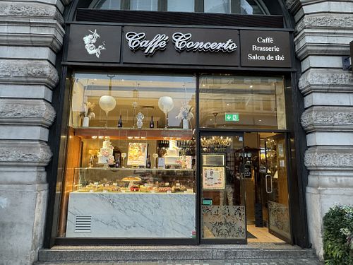 front  at Caffè Concerto - Piccadilly in London