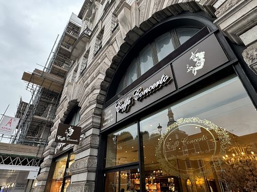 store front  at Caffè Concerto - Piccadilly in London