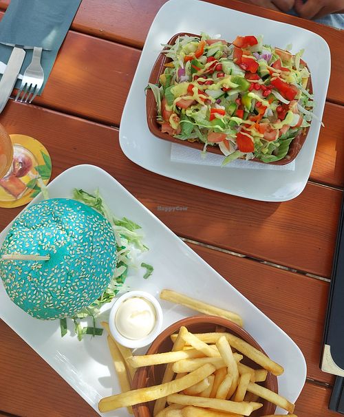 Kapsalon  - Falafel burger at Vegan Food Bar in Huizen