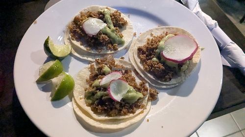 Vegan tacos at DaVine in Maple Valley