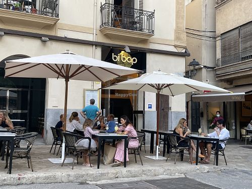 Passed by and took pics of the outside  at Bi Bap in Mallorca