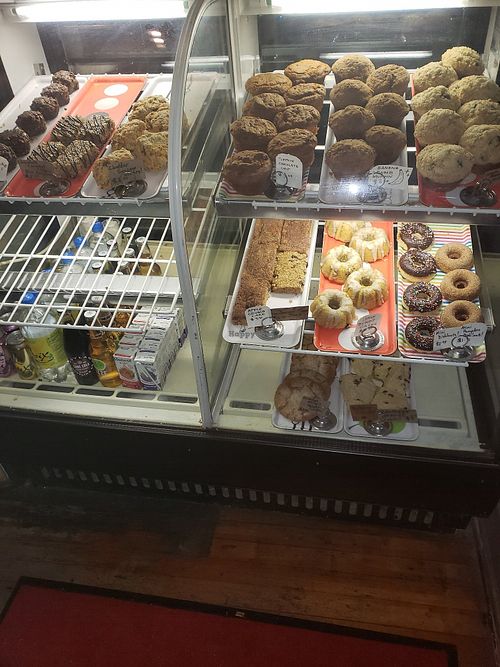 Wide assortment of all vegan goodies at Mud Pie Vegan Bakery and Coffee in Kansas City